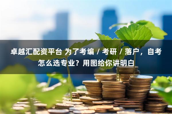 卓越汇配资平台 为了考编 / 考研 / 落户，自考怎么选专业？用图给你讲明白